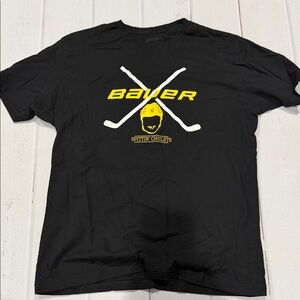 Bauer Black and Yellow Graphic Tee